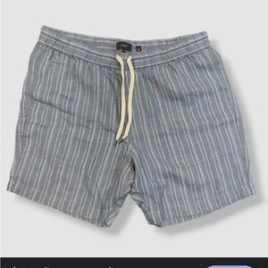 Vince Charcoal and White Striped hemp Lounge Pants